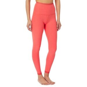 Beyond Yoga Spacedye Allure High Waisted Leggings Red‎ Ash Heather S Lace Trim